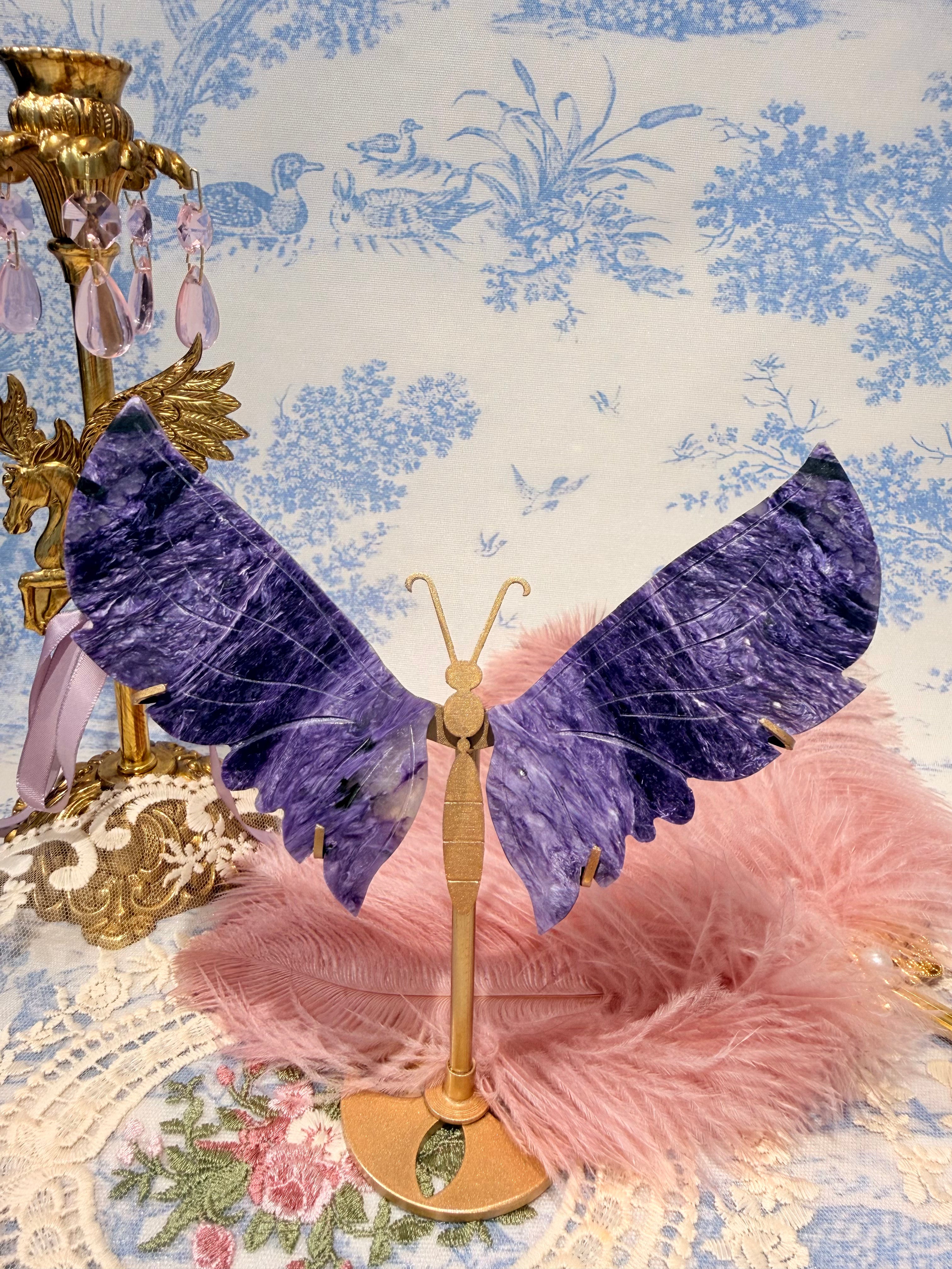 Illusion Royal Purple Charoite butterfly