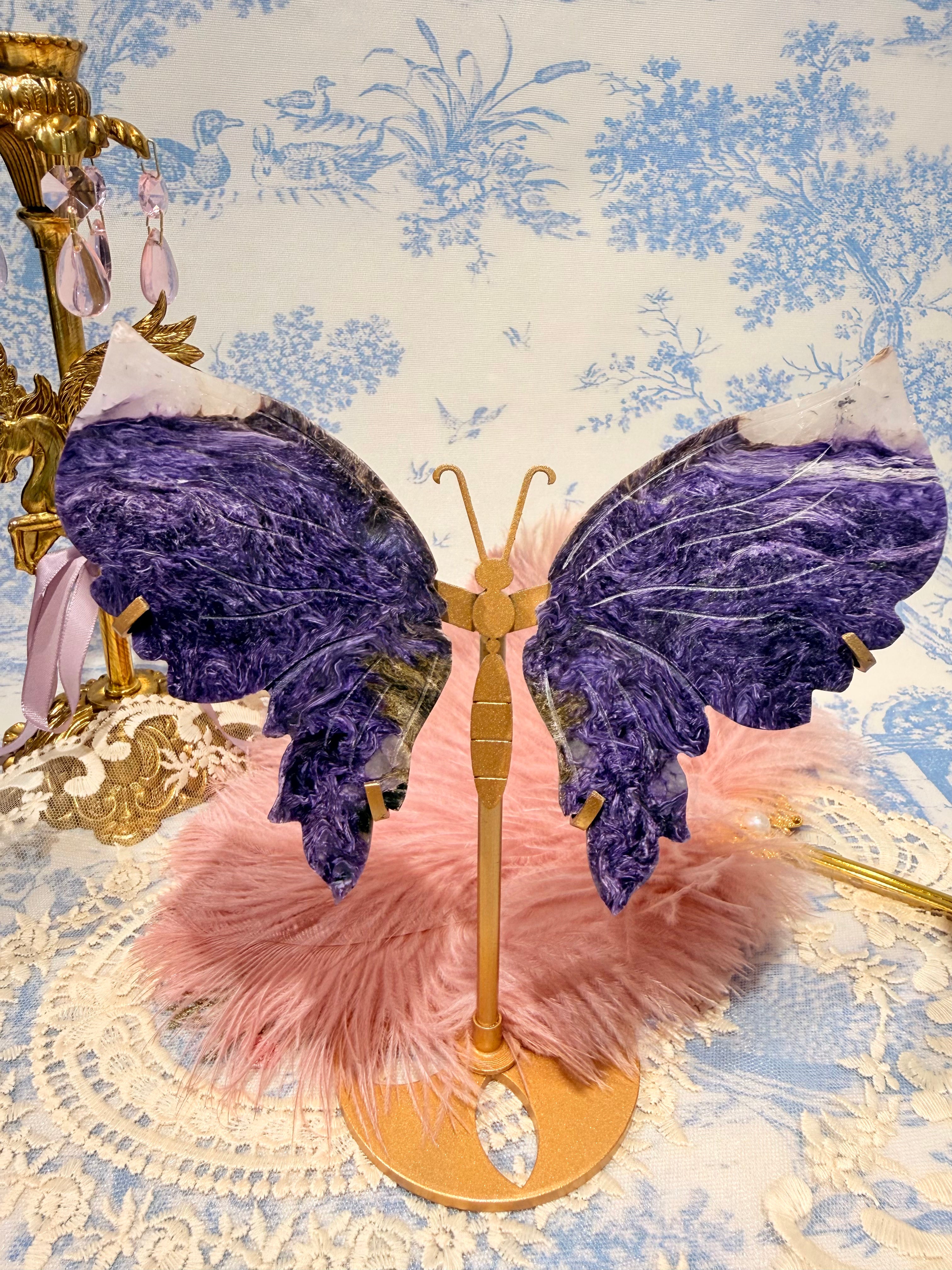 Illusion Royal Purple Charoite butterfly