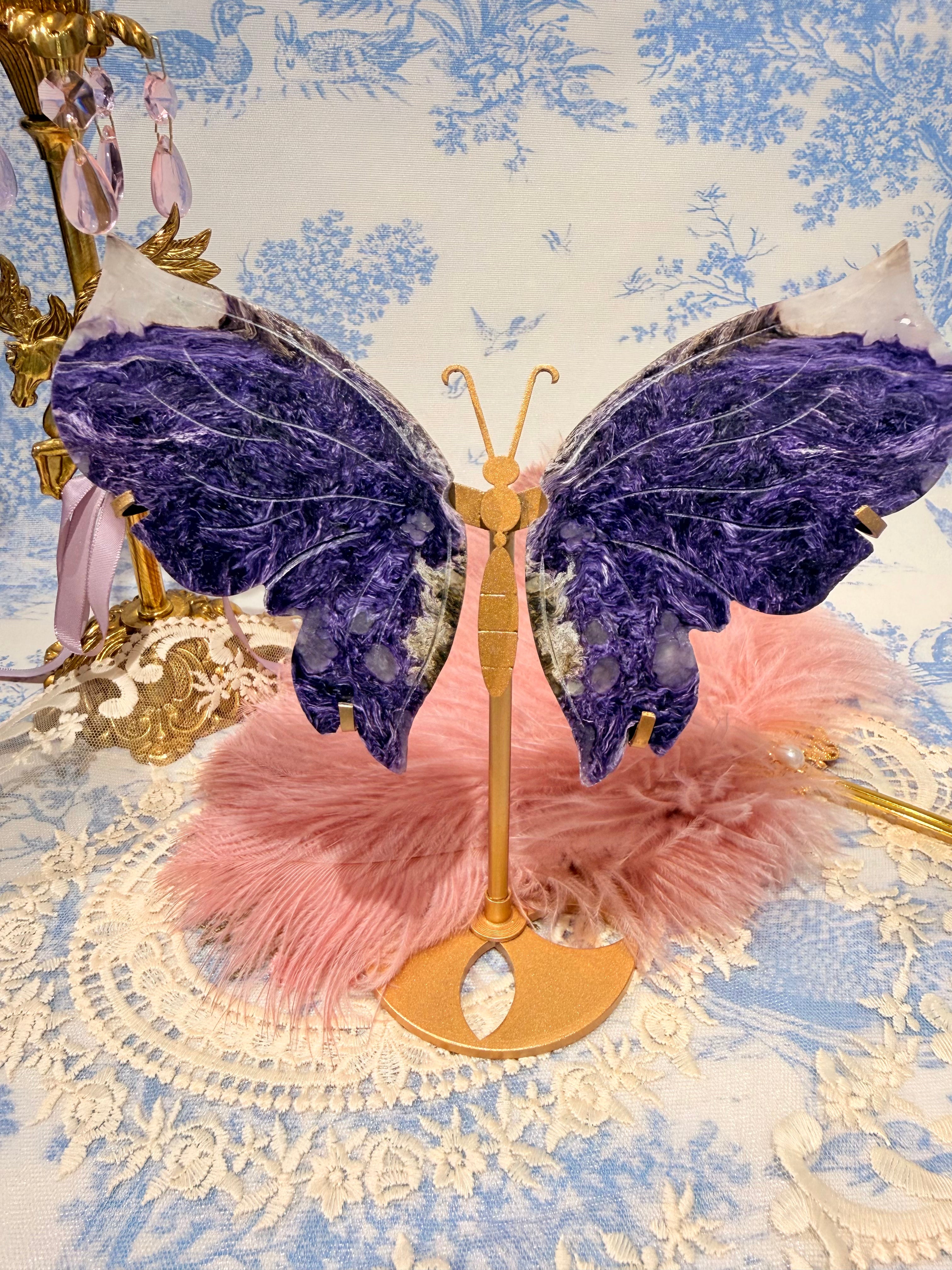 Illusion Royal Purple Charoite butterfly