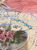 pretty Blue Ocean Heart Larimar Bracelet