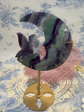 50% off High quailty fluorite fairy moon