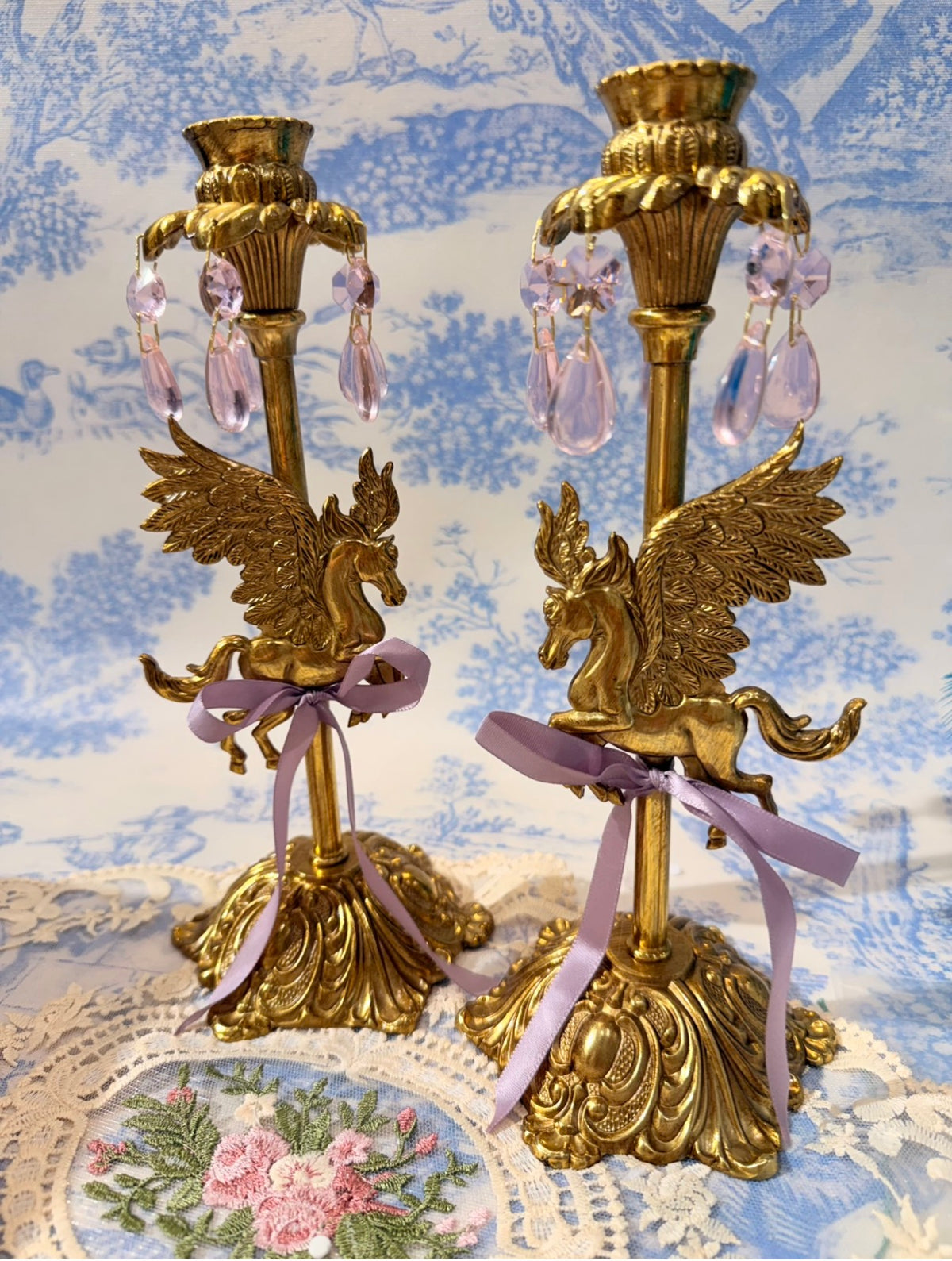 Elegant golden unicorn holder ( single one )